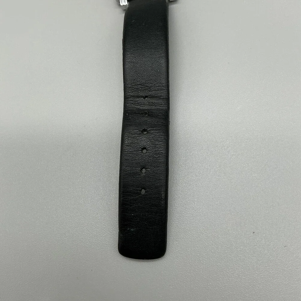 Marcel Drucker 22-390 Womens Watch 29mm White Dial Black Leather New Battery